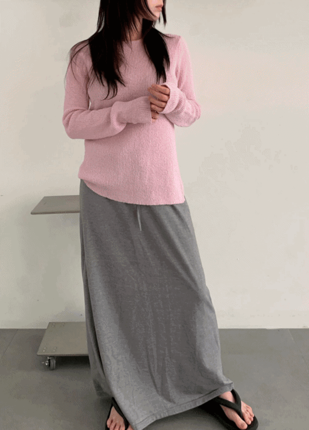 casual maxi long skirt